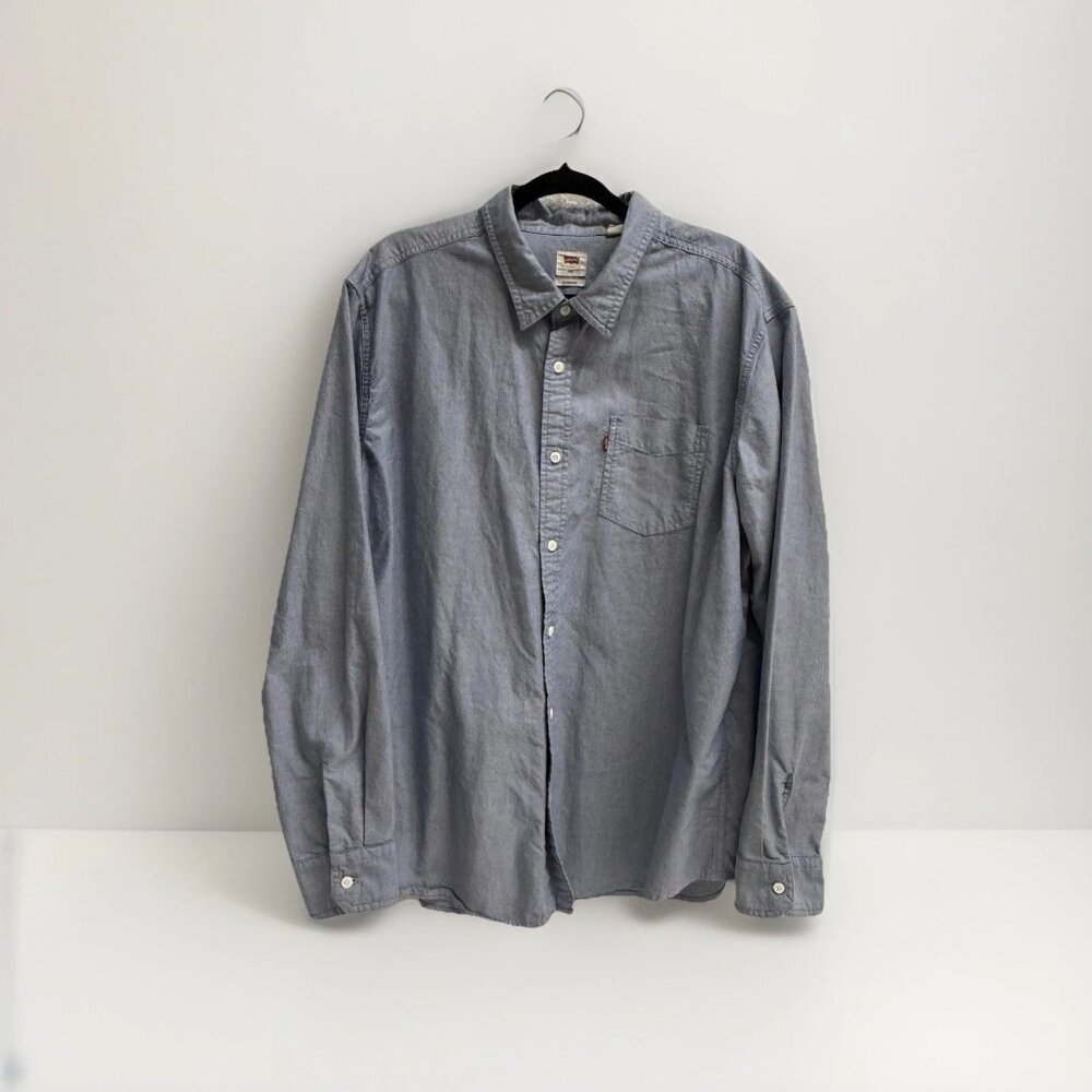 Levi’s Long Sleeve Men Denim Button Up Shirt XXL